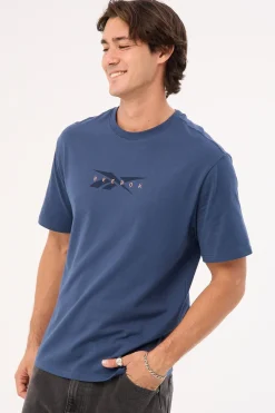 Reebok Embroided Tee Washed Navy