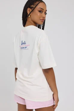 Reebok x Barbie Graphic Tee Chalk
