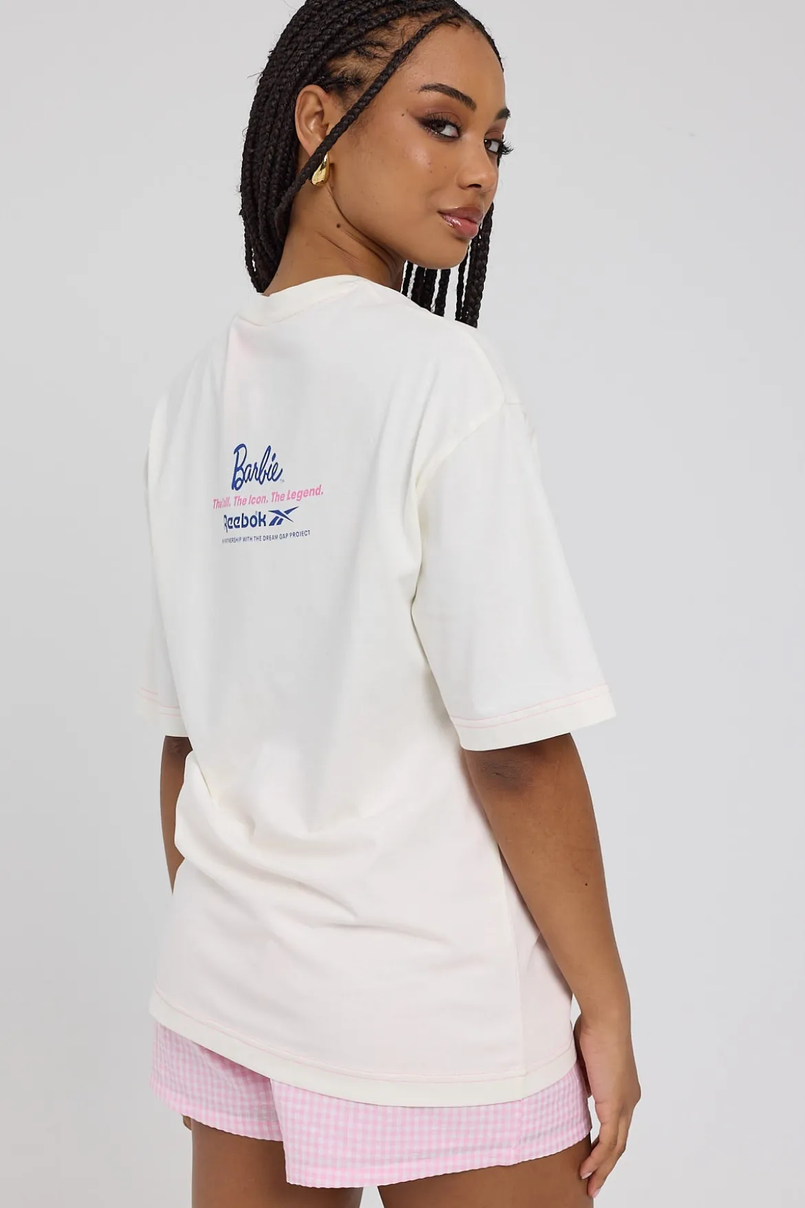 Reebok x Barbie Graphic Tee Chalk