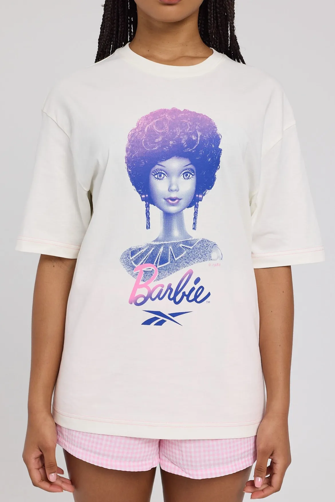 Reebok x Barbie Graphic Tee Chalk