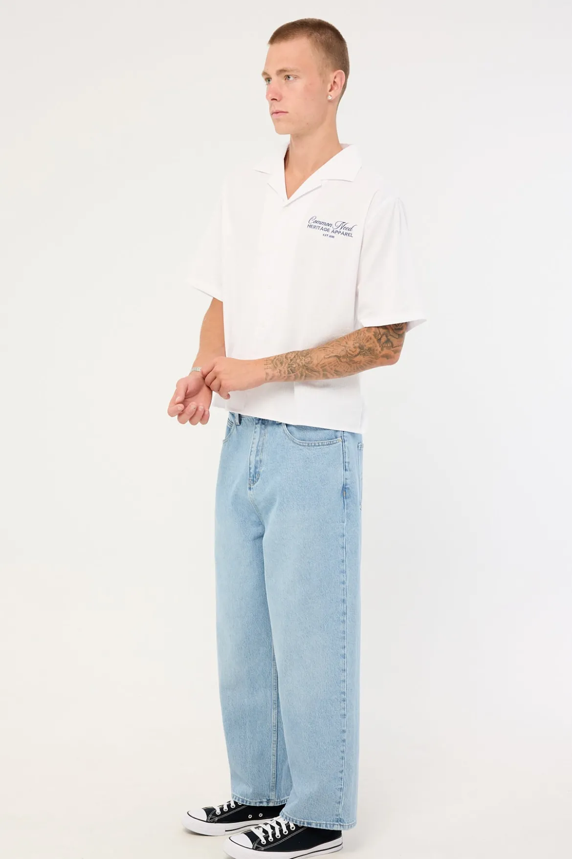 Refine Baggy Jean TIDE BLUE
