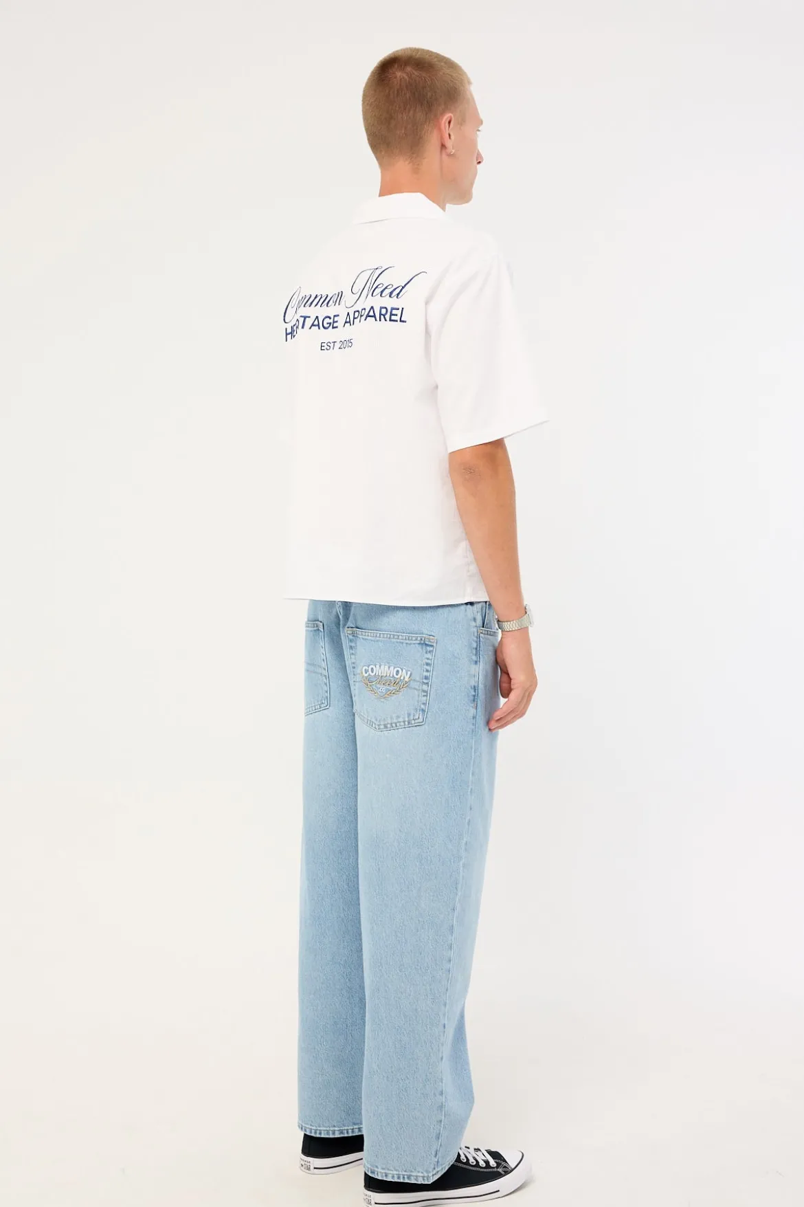 Refine Baggy Jean TIDE BLUE