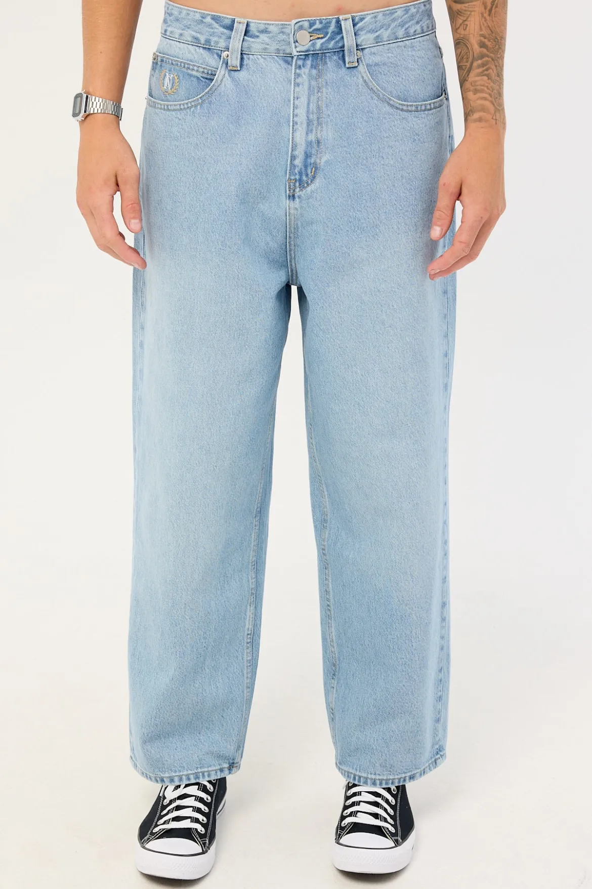 Refine Baggy Jean TIDE BLUE