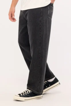 Refine Baggy Jean Washed Black