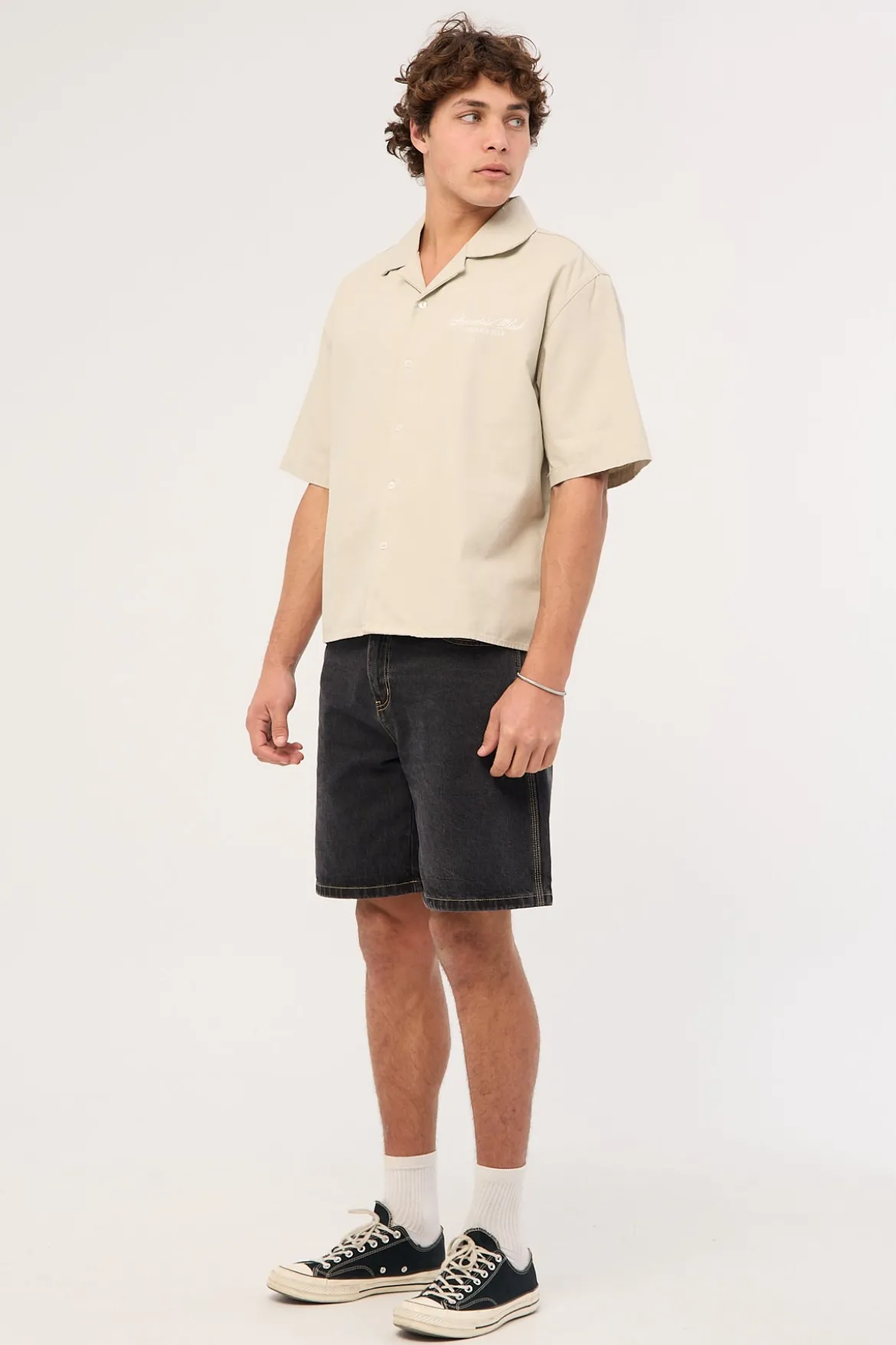 Refine Denim Jort Storm Black