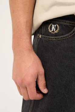 Refine Denim Jort Storm Black