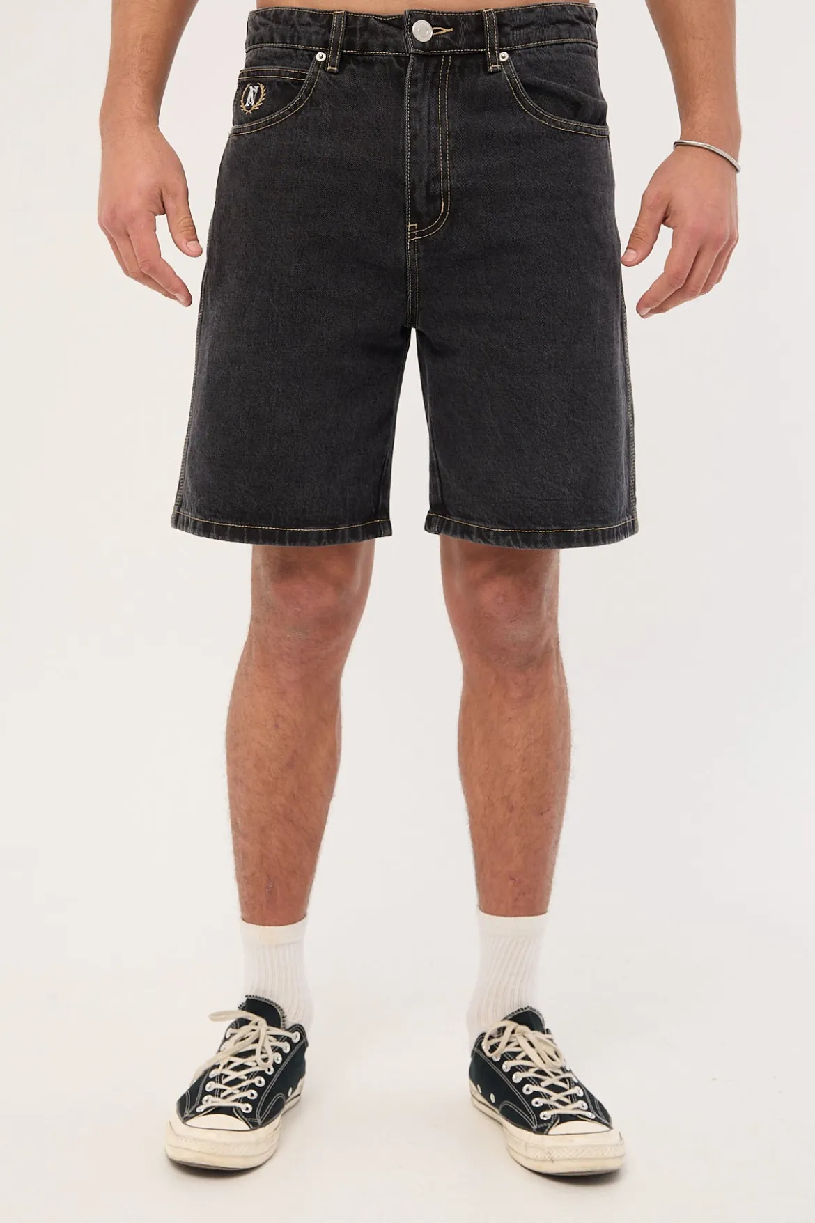 Refine Denim Jort Storm Black