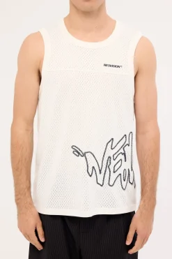 Reflekt Loose Singlet Tank White