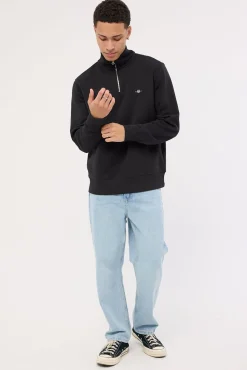 Reg Shield Half Zip Sweat Black
