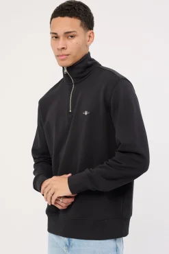 Reg Shield Half Zip Sweat Black