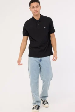 Reg Shield SS Pique Polo Black