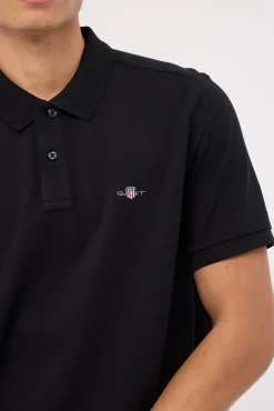 Reg Shield SS Pique Polo Black