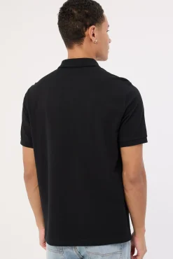 Reg Shield SS Pique Polo Black