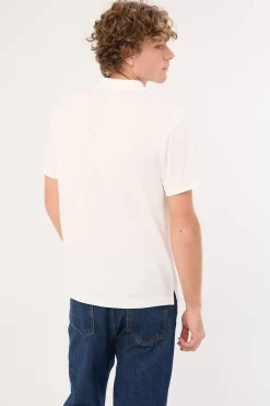 Reg Shield SS Pique Polo White