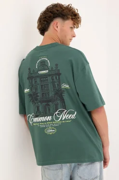 Regale Heavyweight Easy Tee Washed Meadow Green