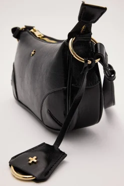 Regina Black Crinkle/Gold