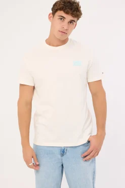 Regular Bubble Back Shortsleeve Tee Ancient White