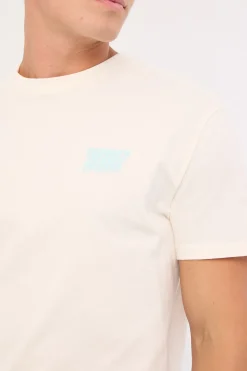 Regular Bubble Back Shortsleeve Tee Ancient White