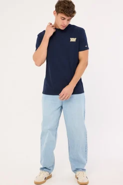 Regular Bubble Back Shortsleeve Tee Dark Night Navy