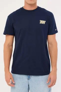 Regular Bubble Back Shortsleeve Tee Dark Night Navy