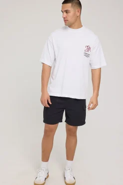 Relaxed Cargo Short Black