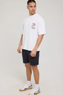 Relaxed Cargo Short Black