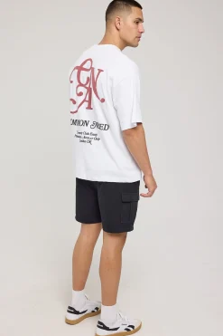 Relaxed Cargo Short Black