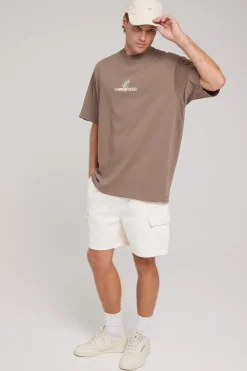 Relaxed Cargo Short White
