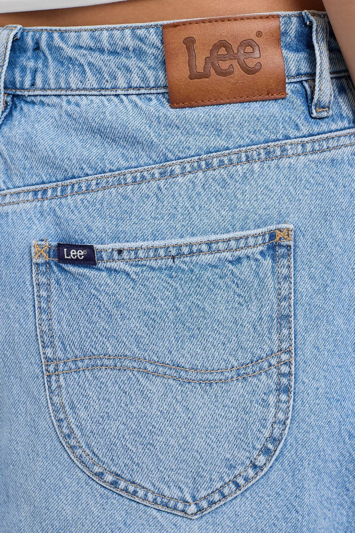 Relaxed Mini Skirt Diamond Blue