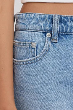 Relaxed Mini Skirt Diamond Blue