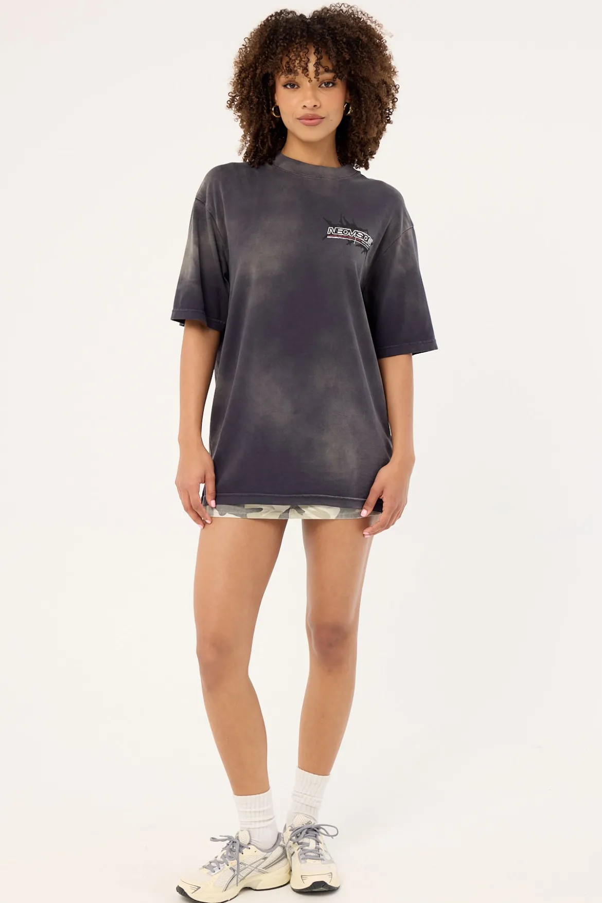 Relic Oversize Super Heavy Tee Sunfade Black