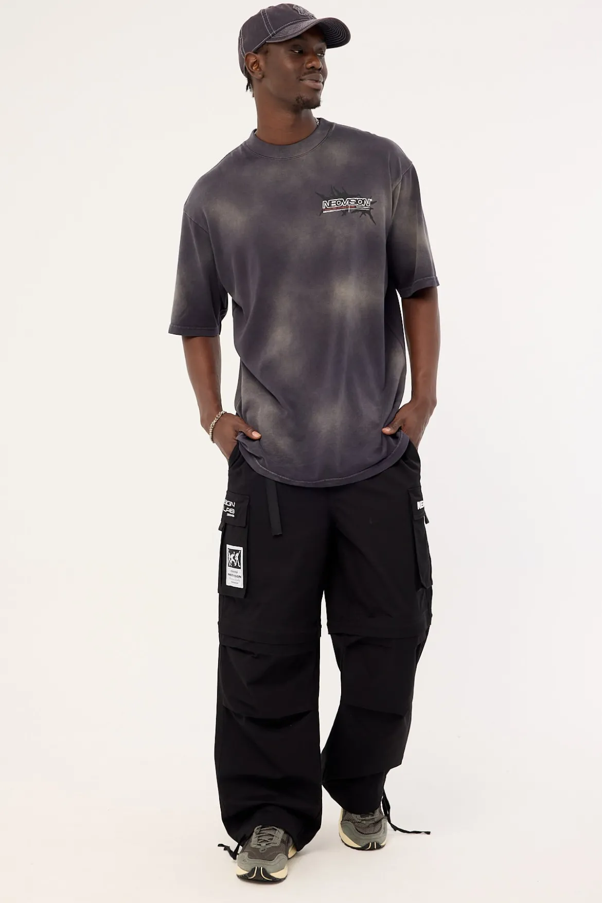 Relic Oversize Super Heavy Tee Sunfade Black
