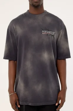 Relic Oversize Super Heavy Tee Sunfade Black