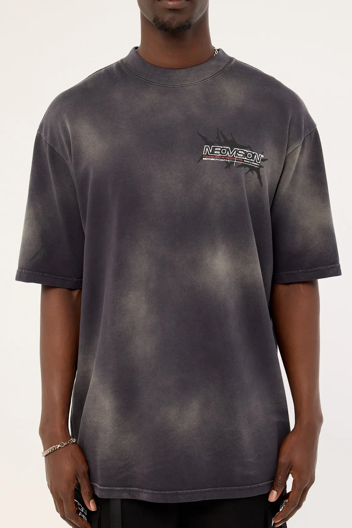 Relic Oversize Super Heavy Tee Sunfade Black