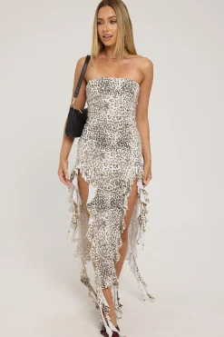 Rendezvous Dress Leopard Fade