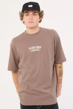 Renowned Heavyweight Boxy Tee Taupe