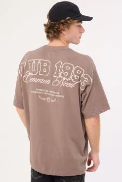 Renowned Heavyweight Boxy Tee Taupe