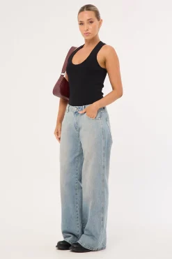 Reserved Instinct Low Baggy Vintage Blue Wash