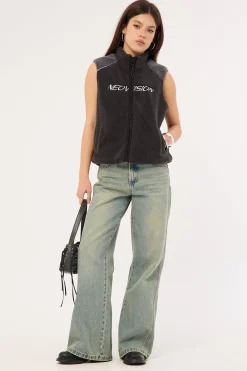 Reserved Sherpa Vest Grey