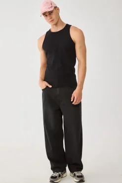 Restricted Singlet Tank Black