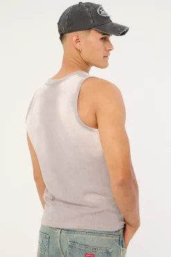 Restricted Singlet Tank Heat Reactive Grey