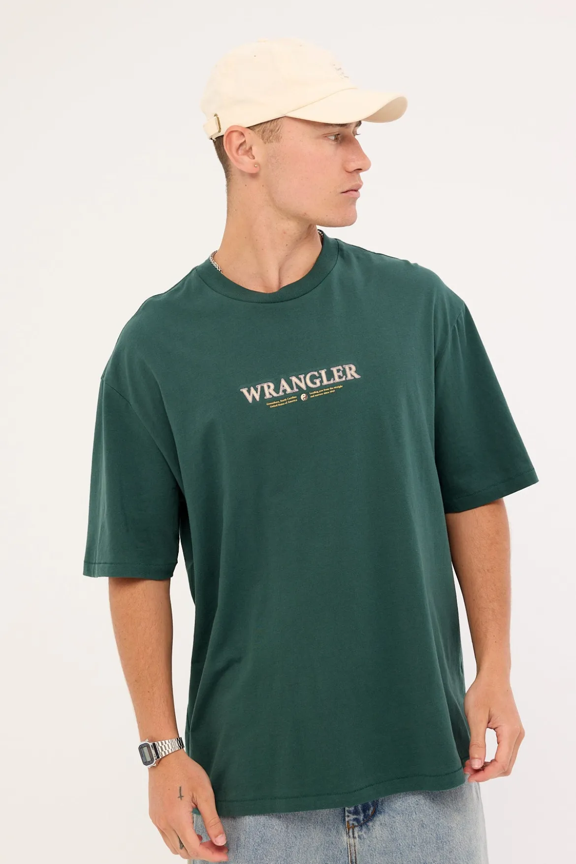 Revival Slacker Tee Dark Pine