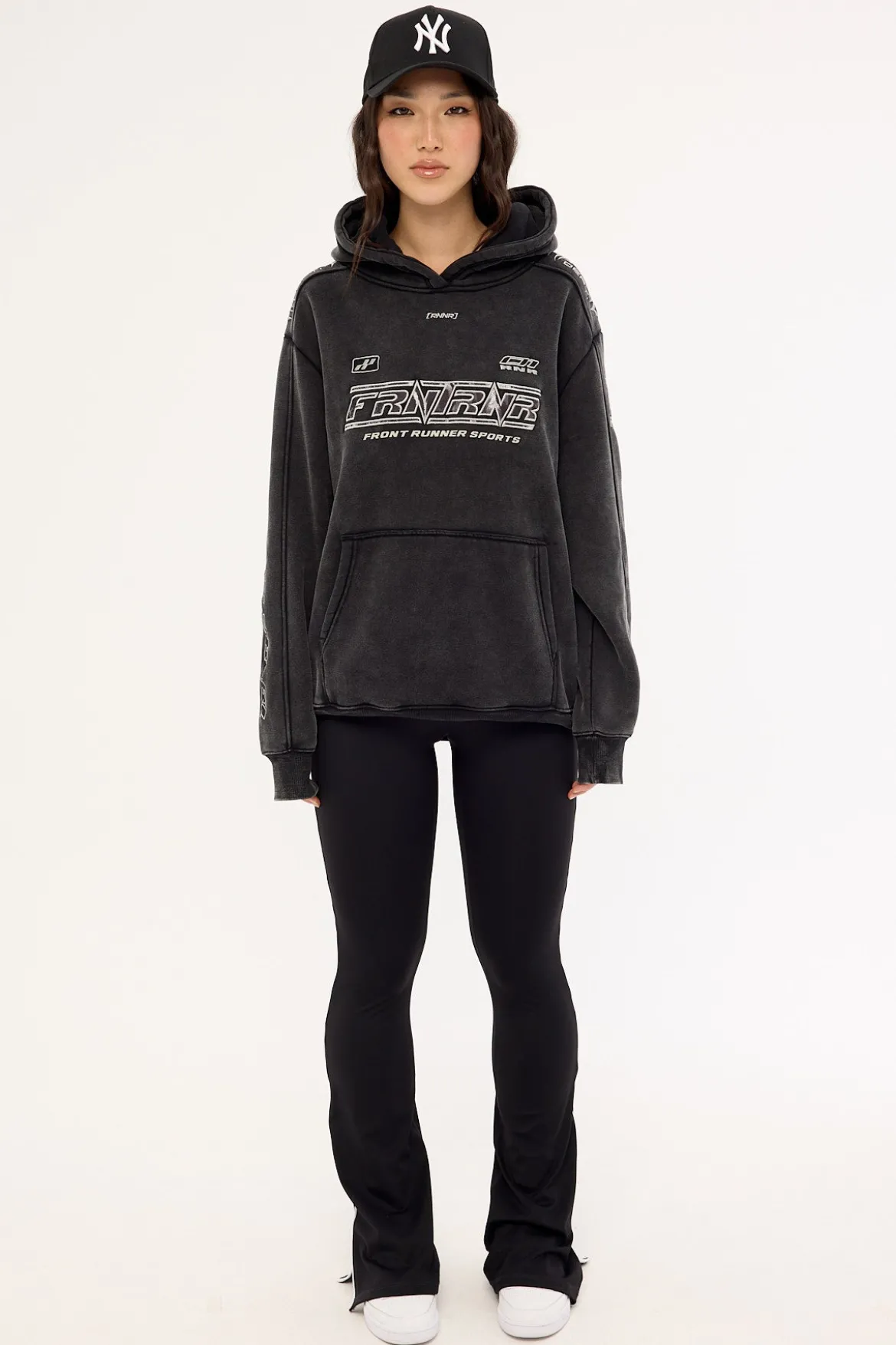 Revline Hoodie Washed Black