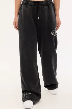 Revline Wide Leg Pant Washed Black