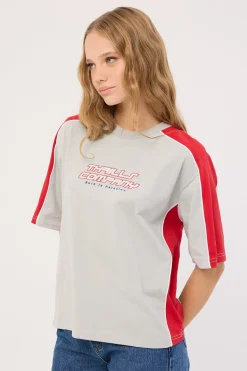 Rewind Square Tee Glacier Grey