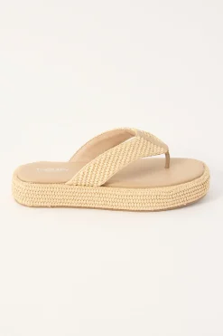 Reyes Raffia Sandal Natural