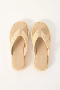 Reyes Raffia Sandal Natural
