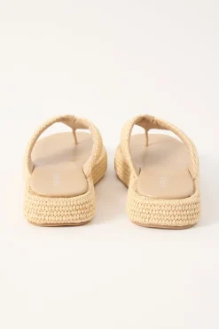 Reyes Raffia Sandal Natural