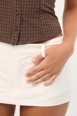 Rhode Mini Skort Porcelain