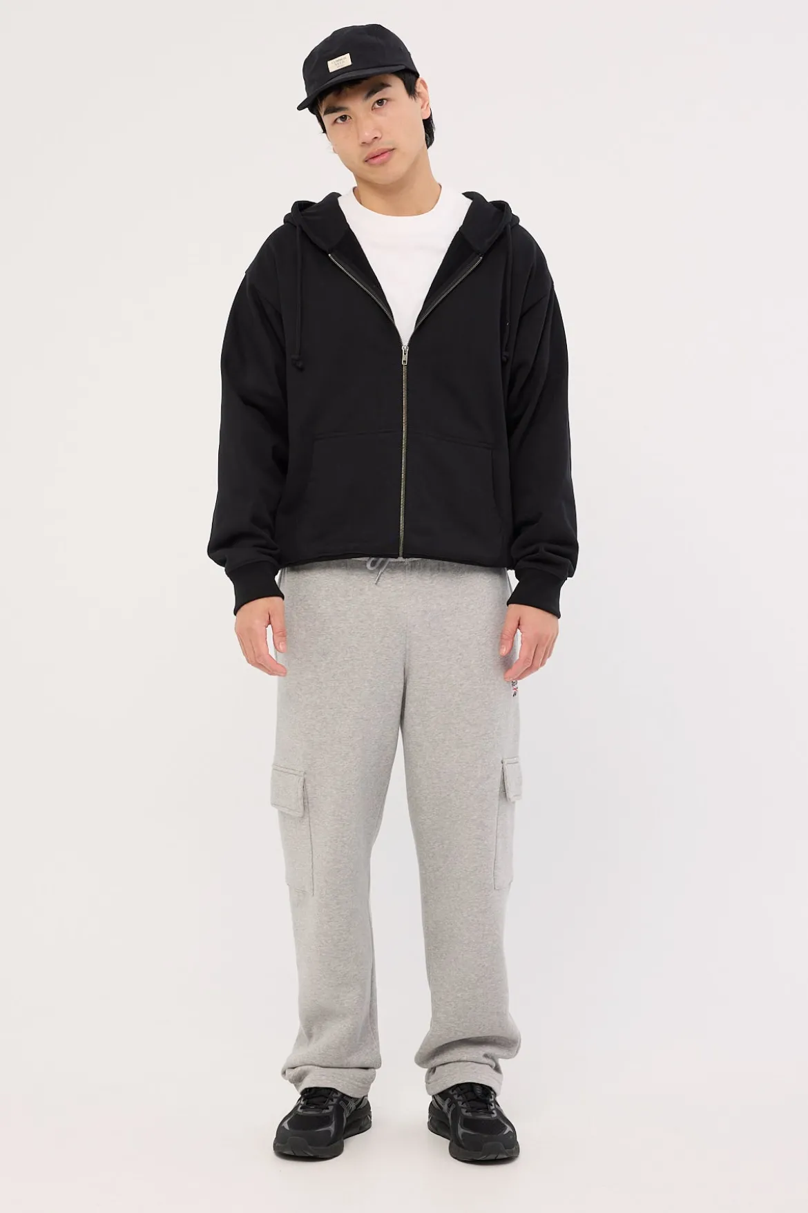 Ri Sl Oh Cargo Pant Mgrey Heather/Vector Red